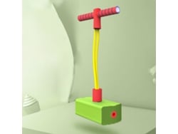 Saltador De Espuma Pogo Para Niños Con Sonidos Chirriantes Entrenamiento De Equilibrio Salto Verde Estándar