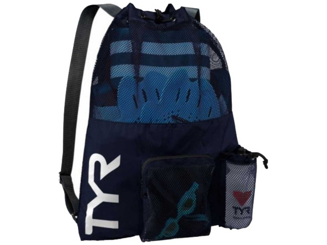 Mochila de Natación TYR Big Mesh Mummy (41-50 L - Azul)