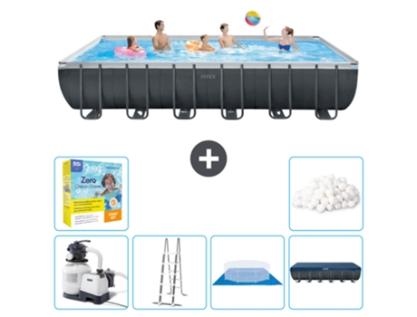 Piscina Tubular INTEX 26364GN-CB47 (31805 L - 366x132cm)