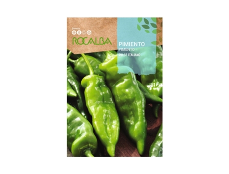 ROCALBA Sementes de Pimentão Italiano 10 Gr Pacote 5 Envelopes