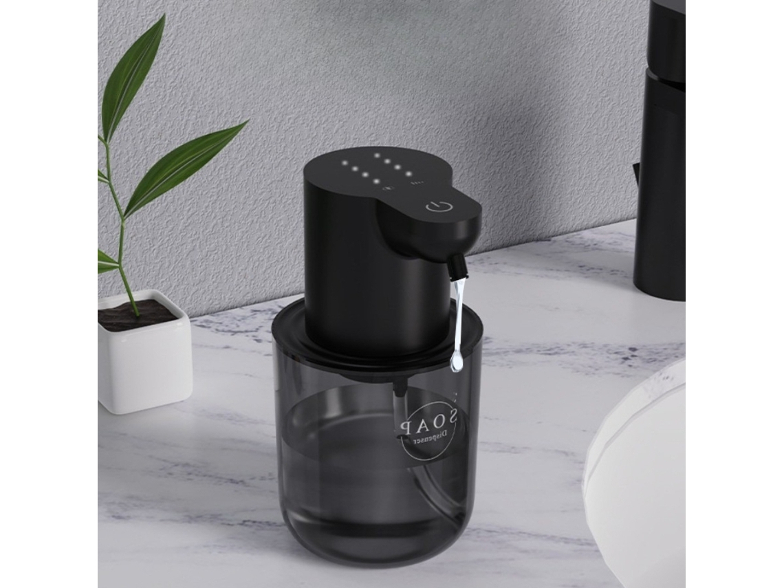 Lavamanos Automático Con Sensor Infrarrojo De 400 Ml (tipo Gel Negro) Para Baños Domésticos