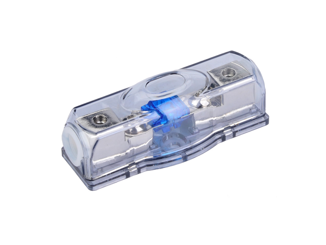 Portafusible Interruptor 24v/60a Para Amplificador De Audio De Coche Con Tapa Transparente
