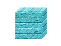 10 paneles de pared 3D autoadhesivos para decoración de interiores (30 cm de cobertura). Kofihety