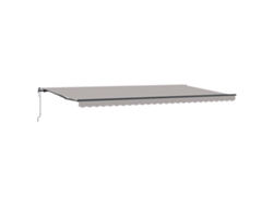 Maison Exclusive - Toldo Retráctil Gris Claro 600 X 300 Cm Tela Y Aluminio