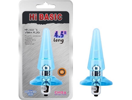 Estimulador CHISA NOVELTIES Vibración Chisa 12.5 x 3.2 cm Azul