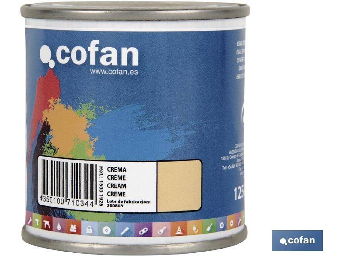 Esmalte Sintético COFAN Crema   (125 ml)