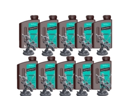Resina de impresión 3D Sunlu, 10 kg, lavable con agua, DG Standard OEM