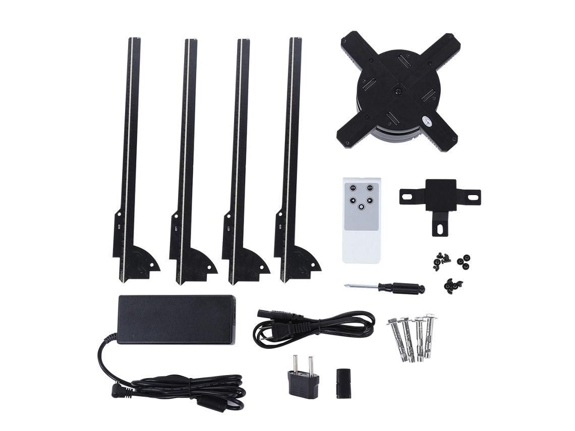 Proyector holográfico LED con proyección 1080p y reproducción 3D