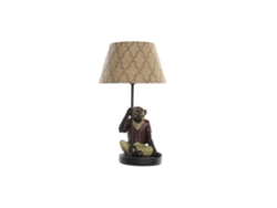 Lampara Sobremesa Resina Poliester Mono 27x25x44,5cm