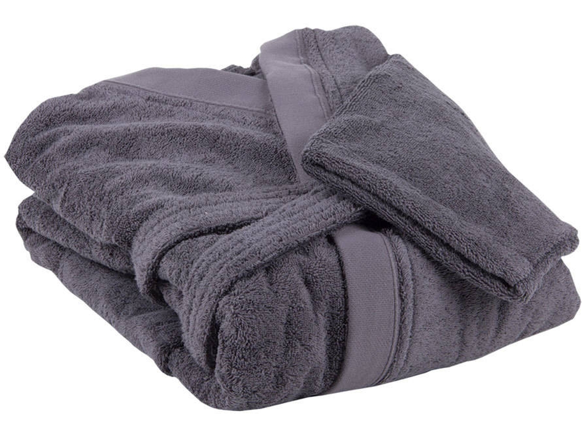 Albornoz Gris Antracita Gr.500/M2 Modelo Piedra Talla M