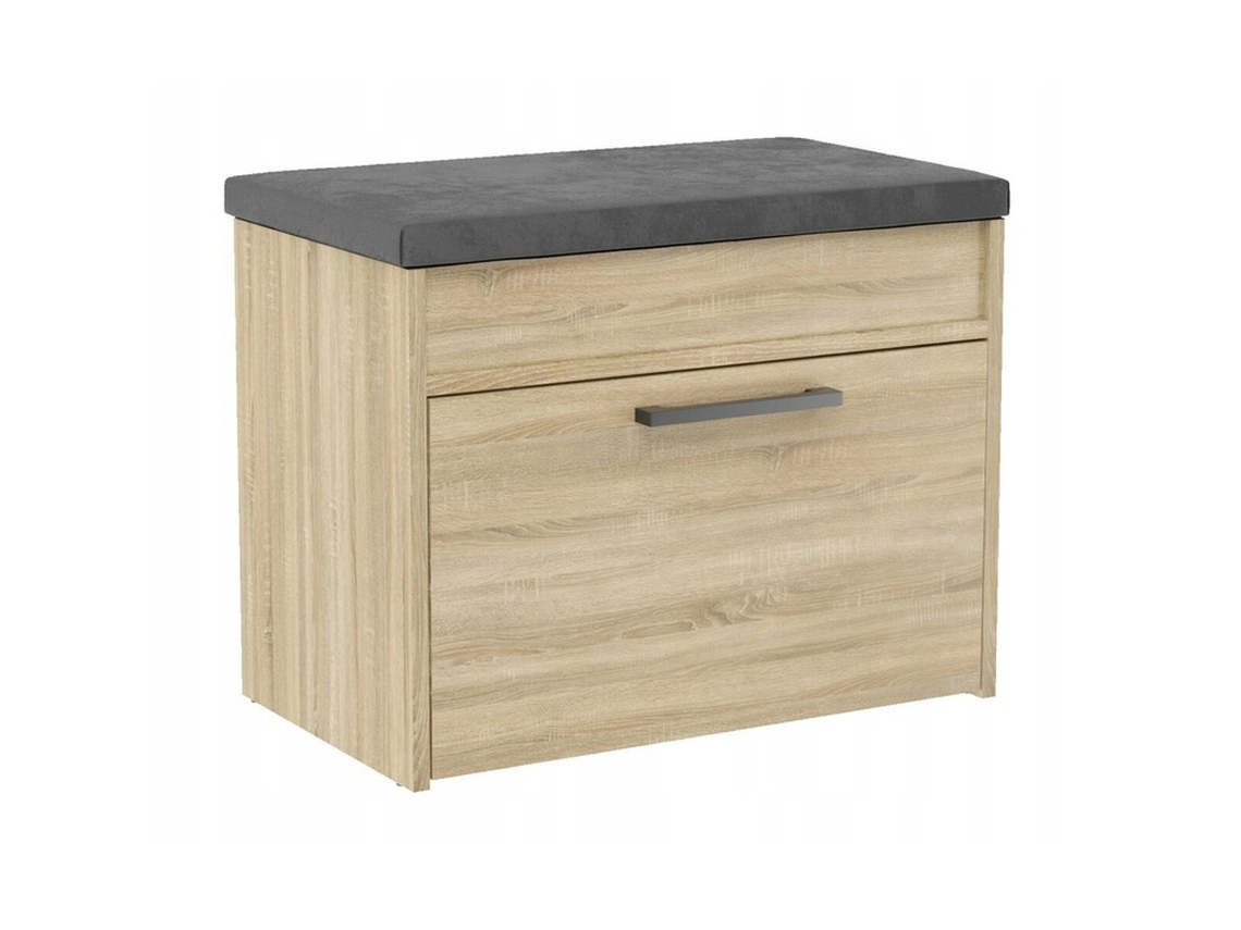 Zapatero TOP E SHOP PARMA MINI SONOMA Negro Roble Laminado Plástico Moderno