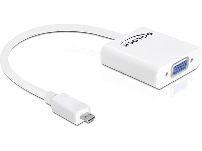 Adaptador Mini DELOCK (Hdmi - Vga - M/H - Blanco)