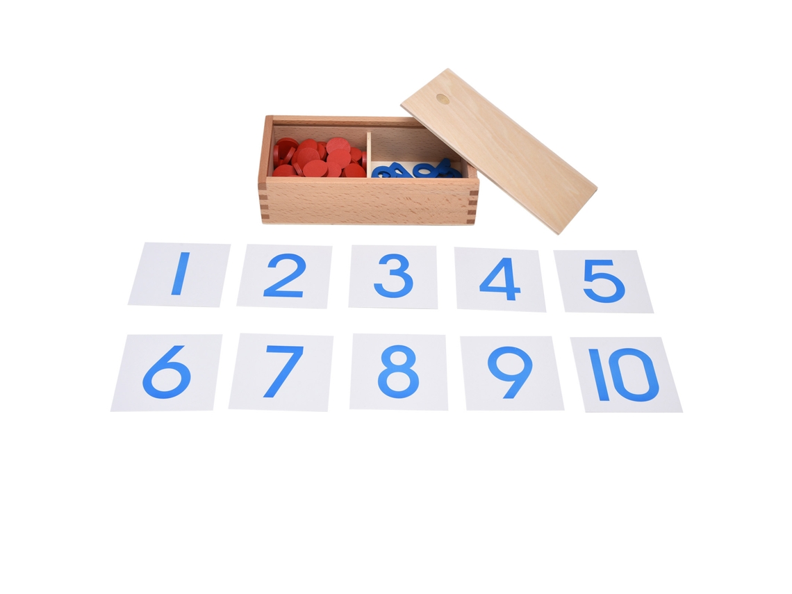 Juguetes Educativos Montessori: Matemáticas, Números Y Fichas Para Niños De 3 Años En Adelante.