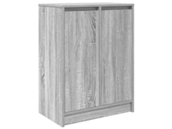 Maison Exclusive - Zapatero Gris Sonoma 57x34x76 Cm Madera De Ingeniería