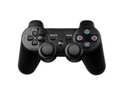 (negro) Controlador Inalámbrico Bluetooth, Gamepad Ultrafino, Joystick De 6 Ejes, Con Función De Vibración Dual