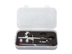 Kit De Aerógrafo De Alimentación Por Gravedad Con 3 Juegos De Boquillas De Doble Acción Para Pintura Artística.