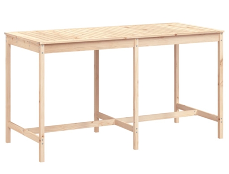 Mesa De Jardín VIDAXL Marrón Madera (203.5x90x110 cm)