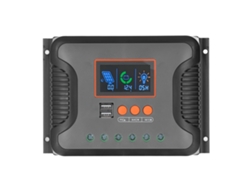 Controlador De Carga Solar Pwm De 60 A, 12 V, 24 V, 36 V Y 48 V Con 2 Puertos Usb Para Baterías De Litio Y Plomo-ácido.