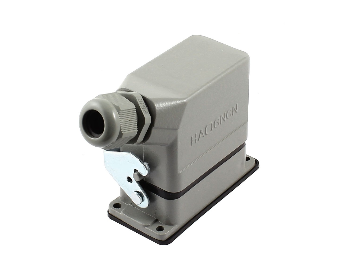 PG16E Conector roscado de 22,5 mm, conector de cable de 10 pines para montaje en mamparo CHABERLU