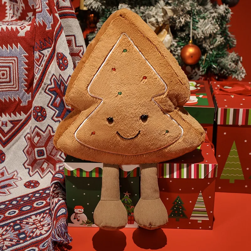 (árbol De 55-58 Cm) Divertido Peluche Navideño, Bonito Y Suave, Perfecto Para La Decoración De Fiestas.