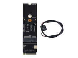 Adaptador De Tarjeta Inalámbrica Pcie Nvme M.2 Ngff E-key A M.2 M-key Pcie