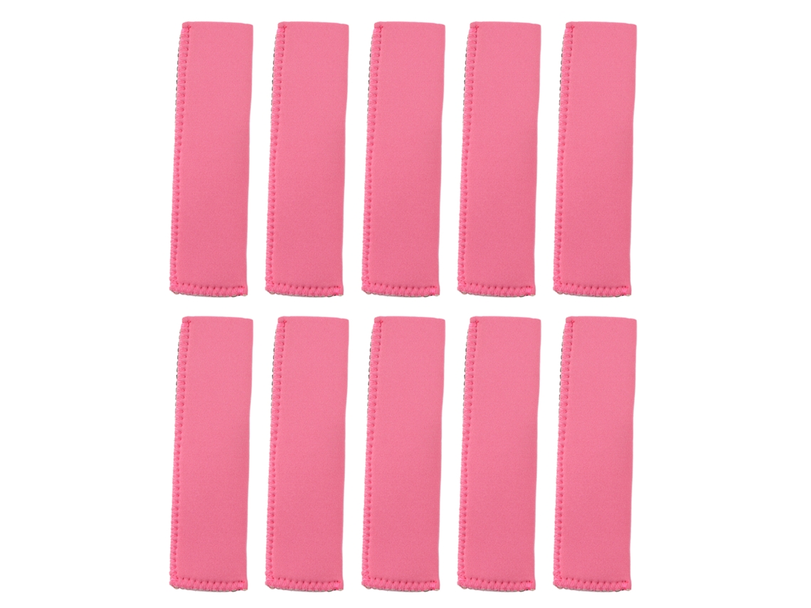 10 Mangueras Reutilizables Para Paletas Heladas, Fabricadas En Neopreno Anticongelante, Para Uso Familiar.