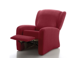Funda de Sillón DOMAINET Vega (Rojo - Algodón y poliéster - 65-85 cm)