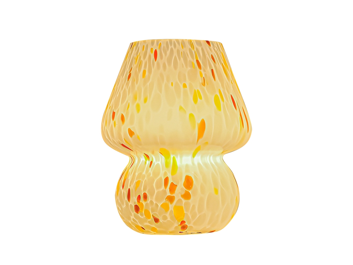 Rebe-lámpara De Noche Champiñón Para Dormitorio Mesa De Noche Estudio Decoración Simple De Vidrio