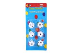 6 lindas velas de cumpleaños de fútbol para niños