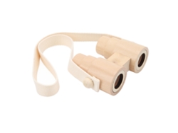 Prismáticos De Madera Para Niños, Lentes Transparentes, Con Cable, Portátiles, Para Uso En Exteriores, De Madera De Tilo.