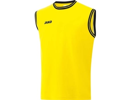 Camiseta de Hombre para Fútbol JAKO Sin Mangas Center Amarillo (XL)