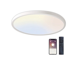 Plafón Led LEDBOX 48W 500mm Cct Bluetooth + Mando Rf Dual Regulable