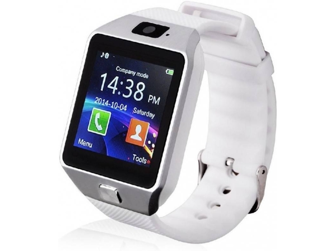 Smartwatch LKS Bluetooth Multifuncional Dz09 (Blanco)
