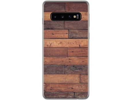 Carcasa Samsung Galaxy S10 Plus TUMUNDOSMARTPHONE Madera 03 Multicolor