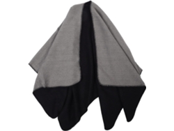Chal Nórdico De Doble Cara, Poncho Grueso De Piel Sintética En Blanco Y Negro Para Mujer, Cálido