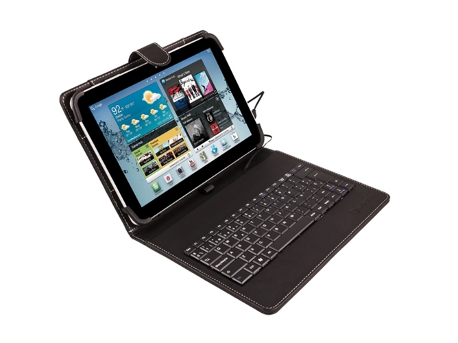 Funda Universal 9-10.1'' Teclado SILVERHT Negro