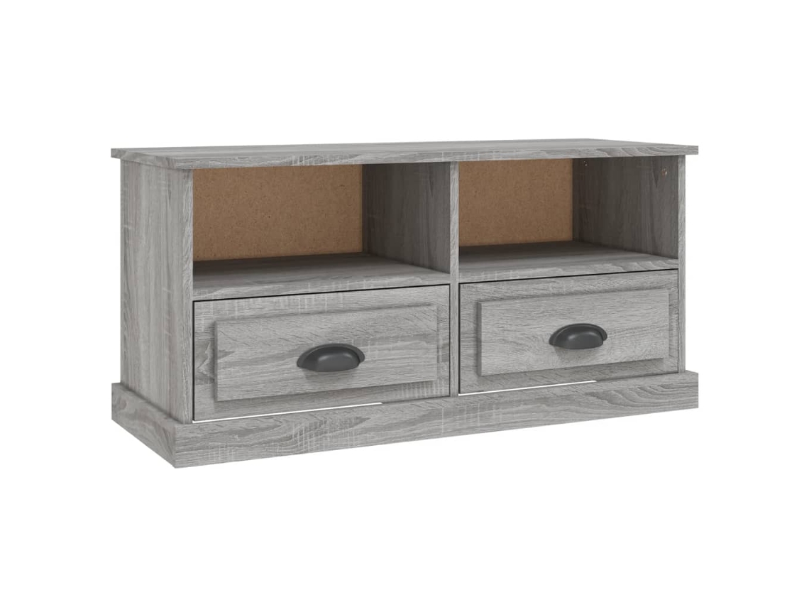 Sonoma MAISON EXCLUSIVE Mueble de TV gris con derivados de madera (93 x 35,5 x 45 cm)
