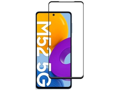 Protector Cristal Templado Samsung M52 5G Full Cover