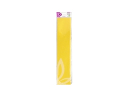 Papel Crepe Em Celofane Liderpapel 50 Cm X 2,5 M. Amarelo Clasico