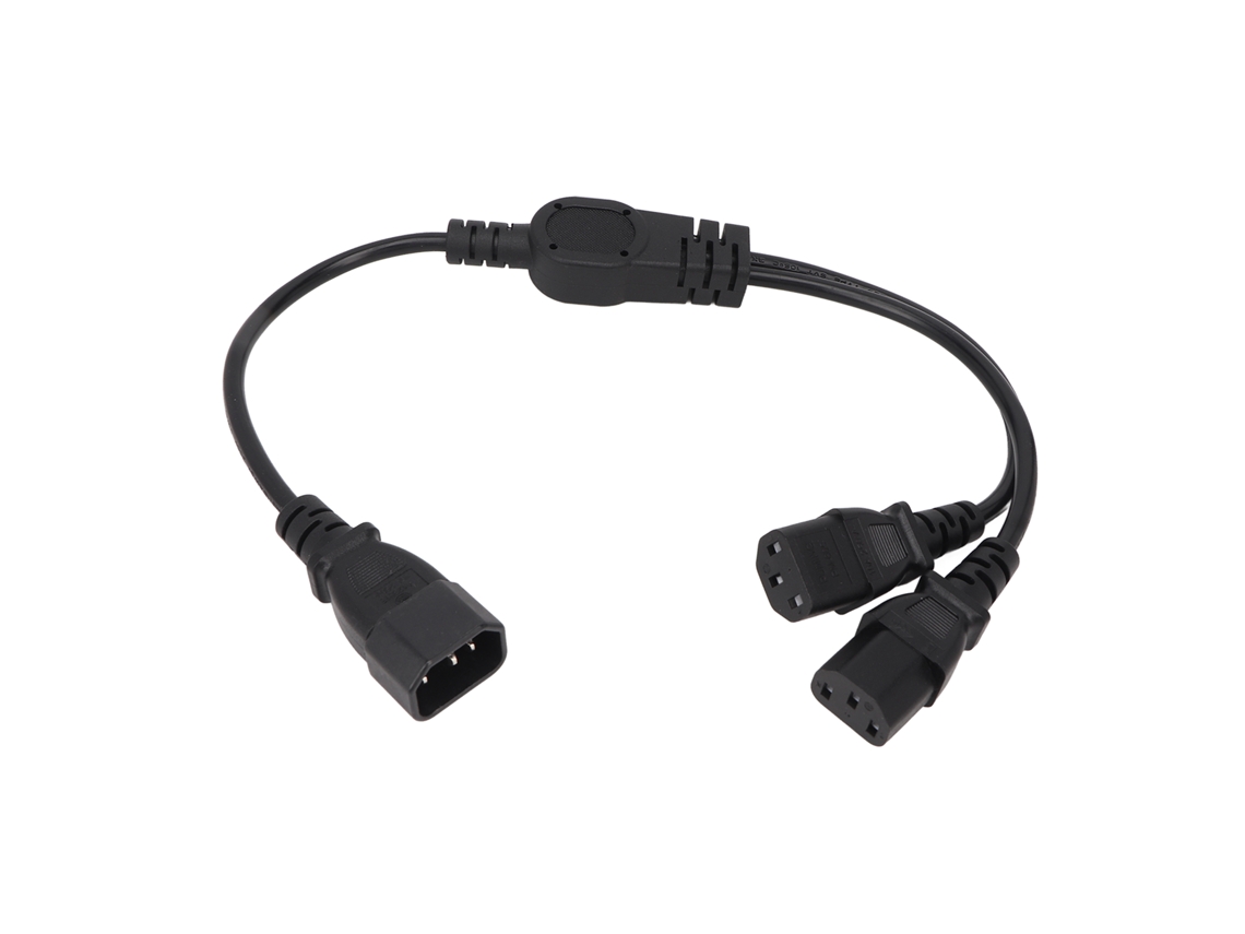 Adaptador De Alimentación Del Servidor Ups (salida De Uno A Dos C14 A Doble C13)