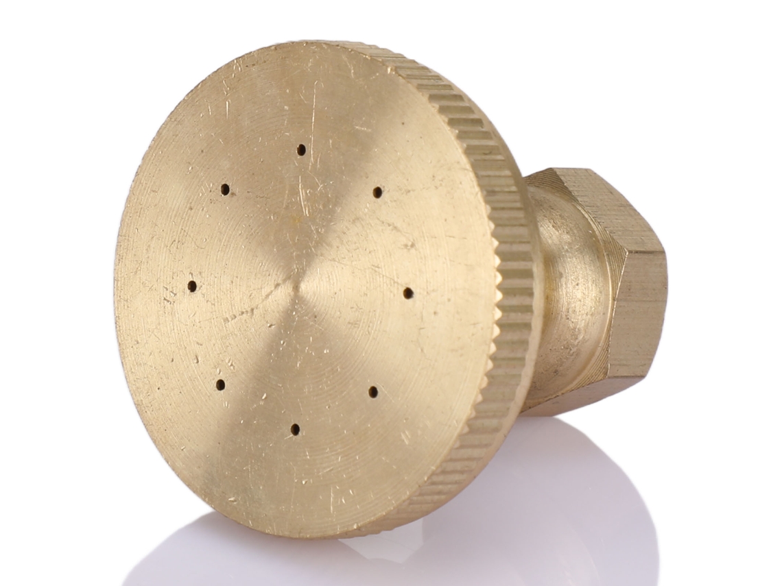 Boquilla Atomizadora De Cobre Con Rosca Interna G3/8, 8 Orificios, Para Riego Agrícola Y De Jardines.