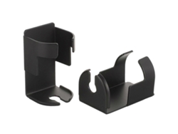 Soporte de pared para cepillo de dientes, organizador eléctrico para el baño, forma cuadrada, para higiene personal, 2 unidades. GOKOCO