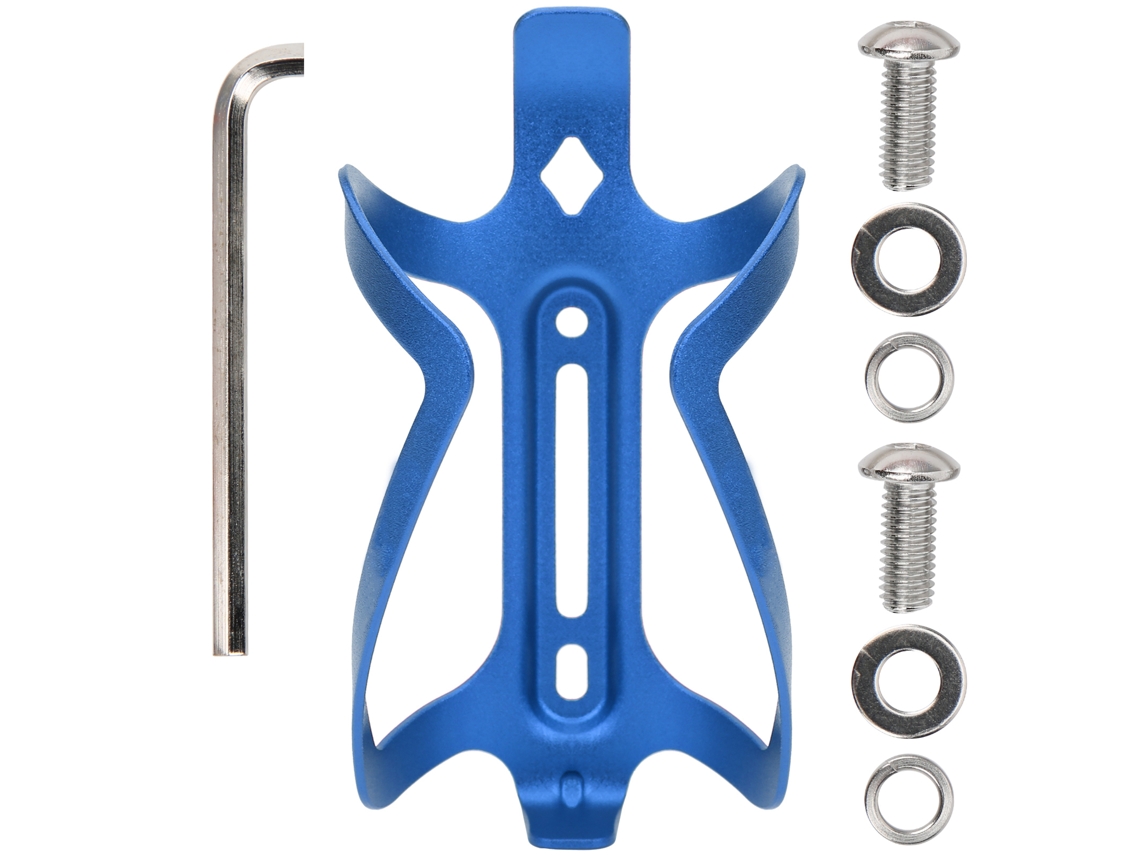 Portabotellas De Aleación De Aluminio Ztto Para Bicicletas De Montaña Y Carretera, Acero Resistente Y Ligero, Azul.