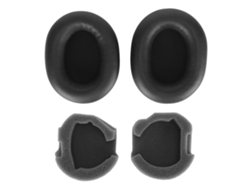 Almohadillas De Cuero Sintético Con Aislamiento De Ruido Y Espuma Viscoelástica Para Auriculares Wh 1000xm5, Color Negro.