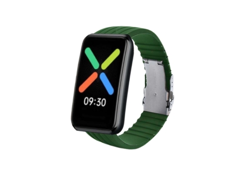 Correa Silicona Stripe Adaptable Oppo Watch Free Verde