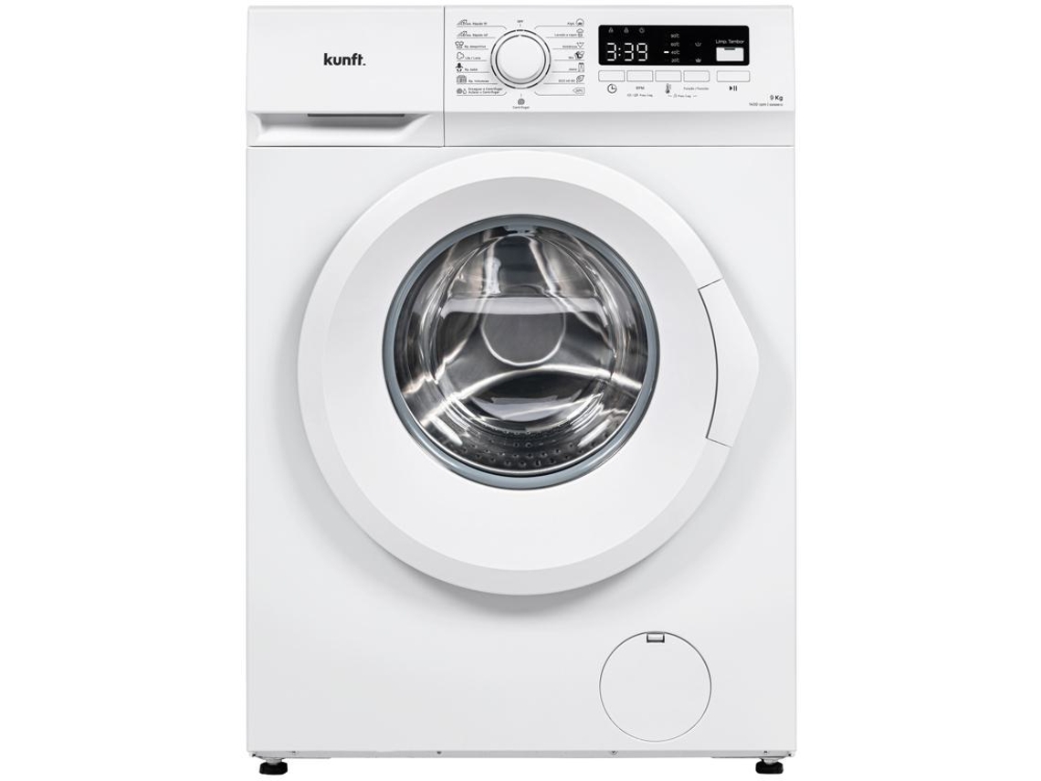 Lavadora KUNFT KWM8810 (9 kg - 1400 rpm - Blanco)