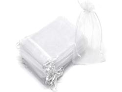 2026-4746-100 Bolsas De Protección Para Frutas Malla Anti-ave Insectos Para Fresa Uva Jardín Herramientas 7x9/10x15/15x20cm Blanco 15x20cm