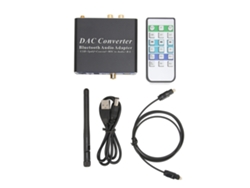 Convertidor Dac Profesional Con Entrada Coaxial Óptica Spdif Y Salida Rca De 3,5 Mm, Adaptador Bluetooth.