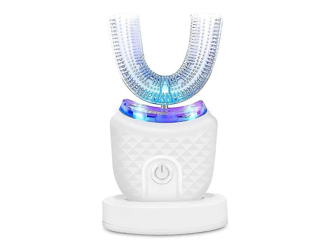 Cepillo de dientes eléctrico ultrasónico, automático, en forma de U, para adultos, limpieza bucal completa de 360°, regalo GOKOCO