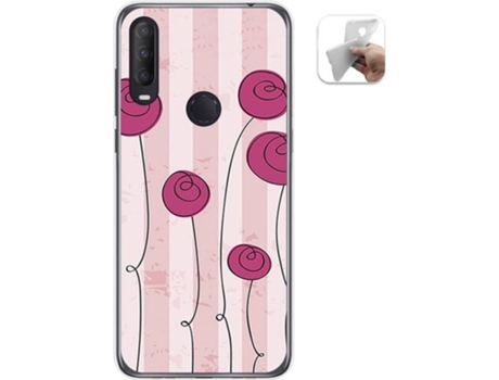 Carcasa Alcatel 1S 2020 TUMUNDOSMARTPHONE Flores Vintage Multicolor